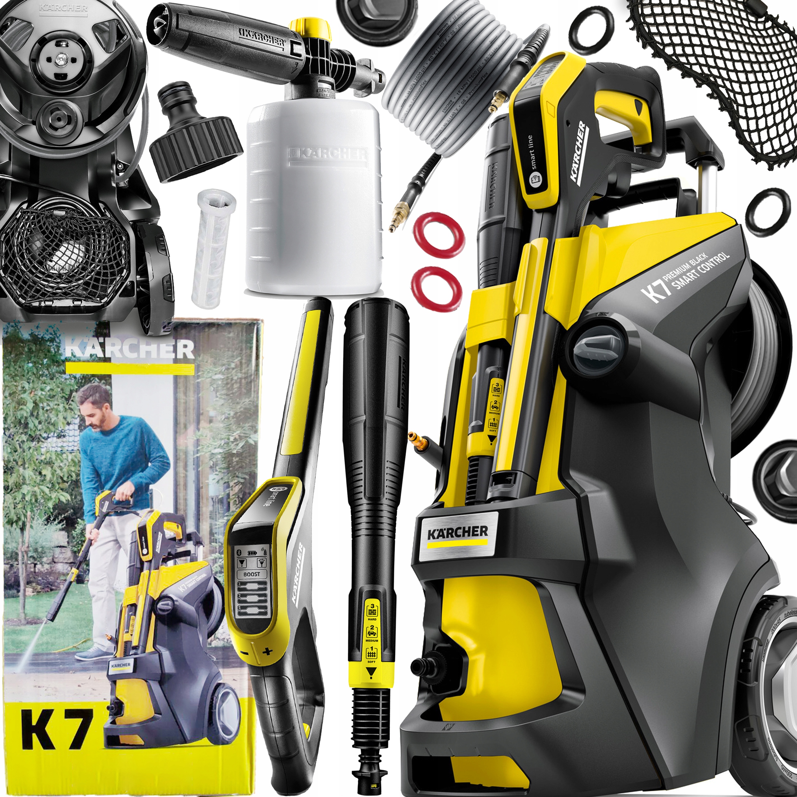Kärcher tlaková umývačka 180 bar 3000 W + FJ 6 FOAM DRYSKA KARCHER FOAM 0,6L